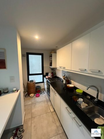 Depto 1 dorm, 60m² con cochera y balcón — Pinto 1054