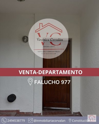 Depto en planta baja 3 dorm, 2 baños, garage — Avenida Falucho 977