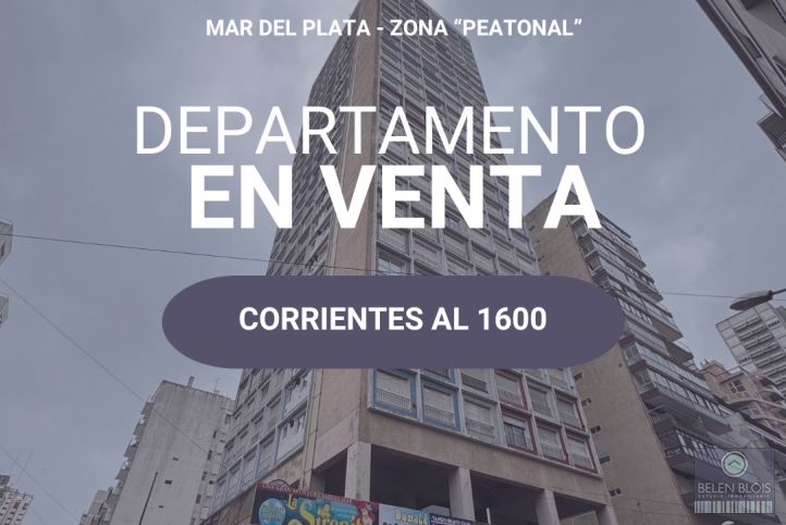 Depto 2 dorm, 70m² en Corrientes y Peatonal — Centro
