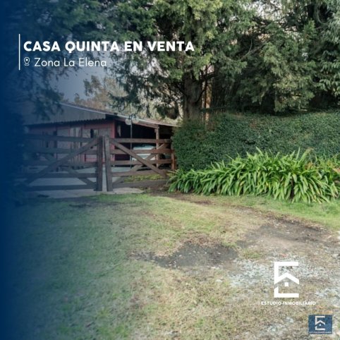 Casa quinta 1 dorm con pileta — Zona La Elena