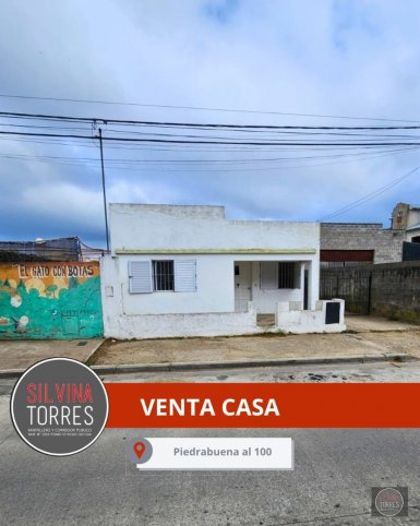 Casa 2 dorm, 70m² en Piedrabuena y Av Falucho