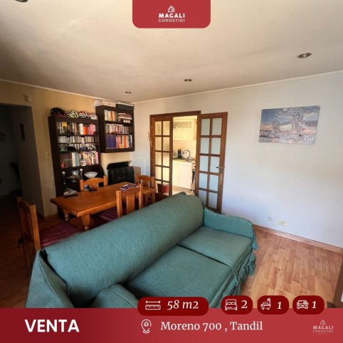 Departamento en VENTA Moreno 700, 58m², 1 dormitorio, 1 baño, cochera