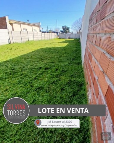Lote en Venta JM Lester 2300, 350m² con todos los servicios