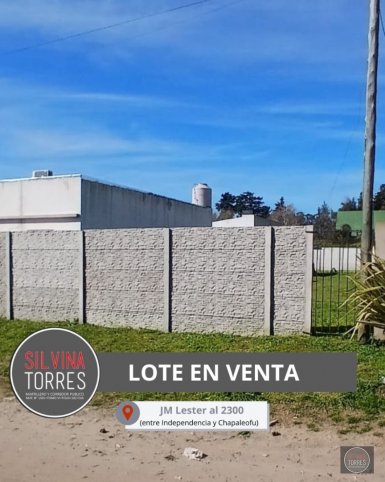 Lote en Venta JM Lester 2300, 350m² con todos los servicios