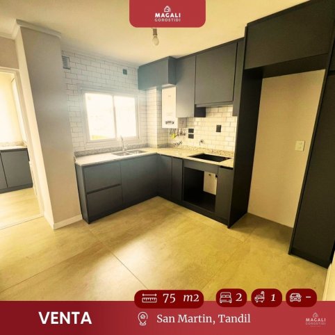 Depto 2 dorm, 75m² reciclado a nuevo — San Martin