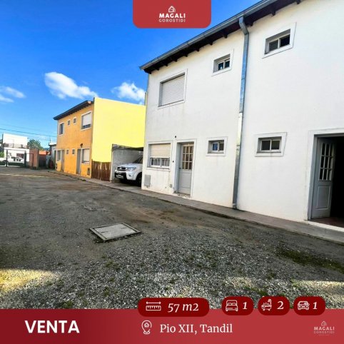 Depto 1 dorm, 53m² con cochera — Pio XII