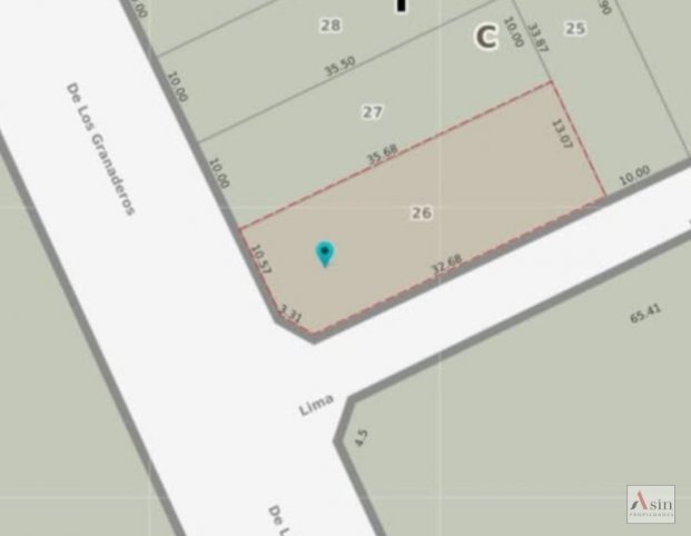 Lote en venta 455m² con espectaculares vistas — Villa del Parque