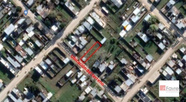 Lote en venta 400m² en José Cabral 2375