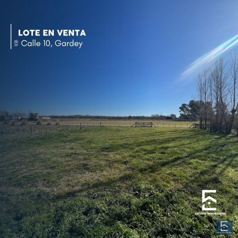 Lote en Venta Calle 10, Gardey — 875m²