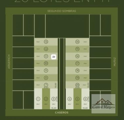 Caseros entre Algerich y Miñiz