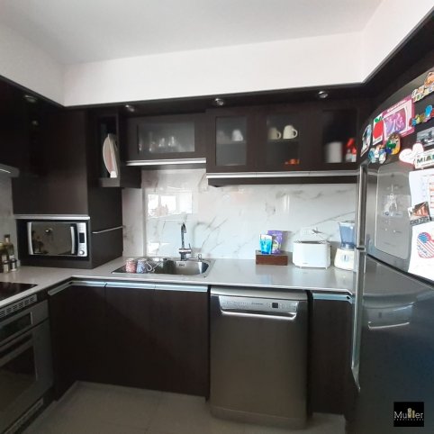 Depto 2 dorm, 2 baños, piscina y cochera — Chacabuco