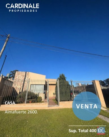 Casa 2 dorm, 105m² con garage — Almauerte