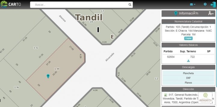 Lote en Venta 722m² en Movediza