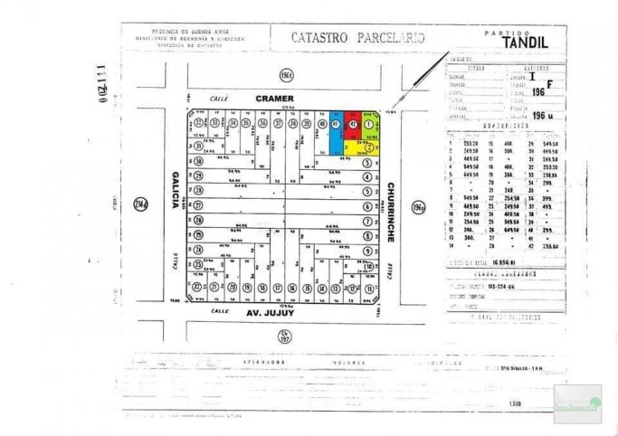Lote en venta zona LA ELENA, 12.95m de frente
