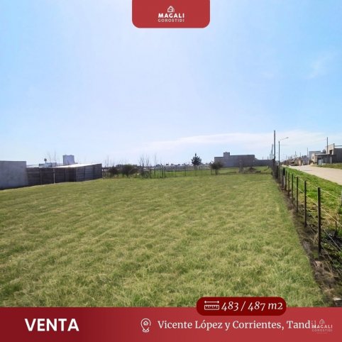 Lote en Venta 483m² en Vicente López y Corrientes