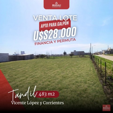 Lote en Venta 483m² en Vicente López y Corrientes