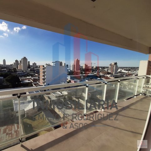 Depto 2 dorm, 85m² en 7° piso con garage — Belgrano