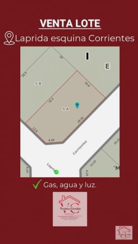 Lote en Venta en Laprida y Corrientes