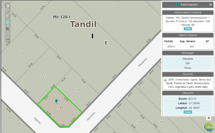 Lote en Venta 401m² en Ugarte 2605
