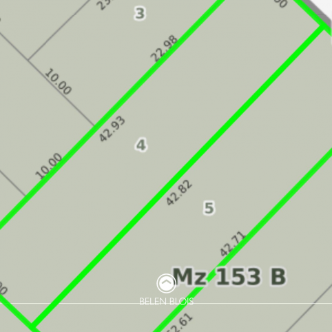 Lote en Venta 10x42,80 m² - Santa Cruz entre Iraola y De la Canal