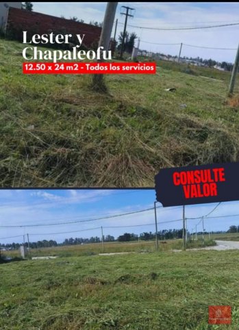 Lote en venta de 288m² en Lester y Chapaleofu