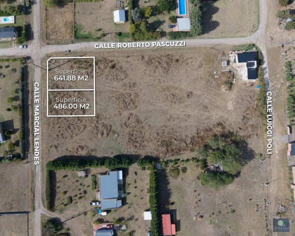 Lote en Venta Marcial Lendes y Roberto Pascuzzi, 486m²