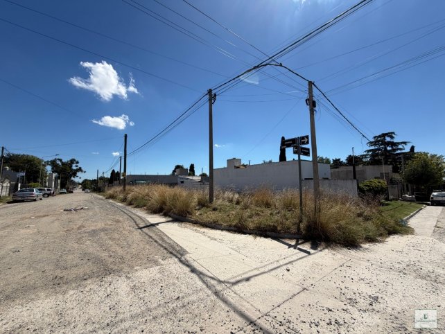 Lote en esquina 293m² con todos los servicios — Alvarado Esq. Cabral