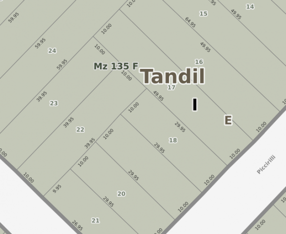 Lote en venta 300m² en Cabral 2300