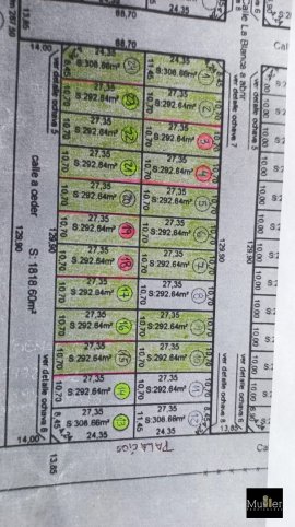 Lote en Venta sobre Palacios y Circunvalación