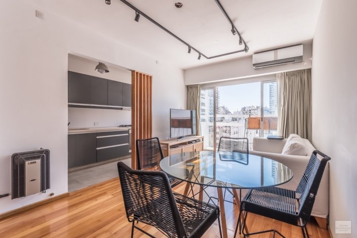 Depto 1 dorm, 46m² reciclado en Palermo Soho