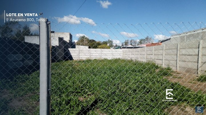 Lote en Venta Azucena 800, 250m² sobre asfalto