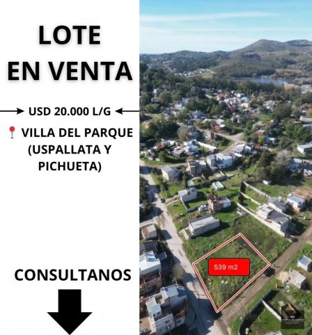 Lote en venta de 539m² en Villa del Parque