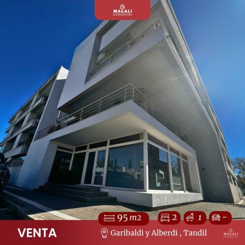 Depto 2 dorm, 95m² con ascensor — Garibaldi y Alberdi
