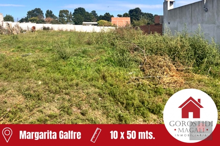 Lote en Venta 500m² con servicios — Margarita Galfre