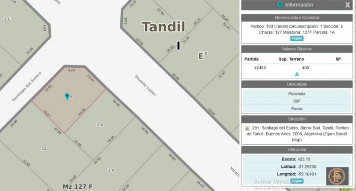 Lote en Venta en Santiago del Estero y Vicente Lopez