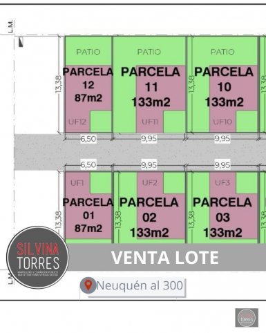 Lote en Venta Neuquén 330