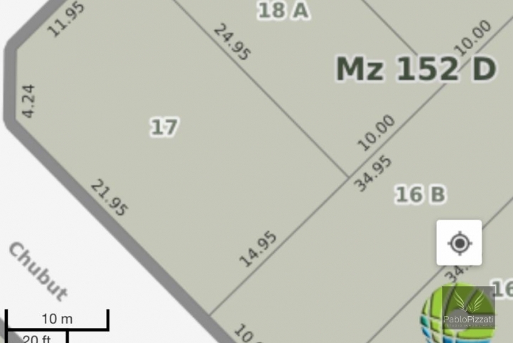 Lote en venta 328m² en La Movediza