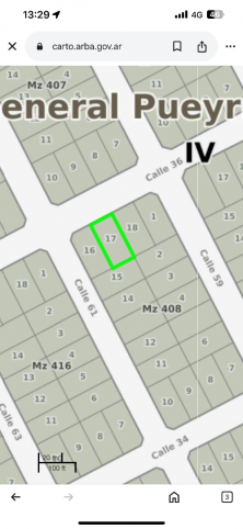 Lote en venta 15x30 en Chapadmalal