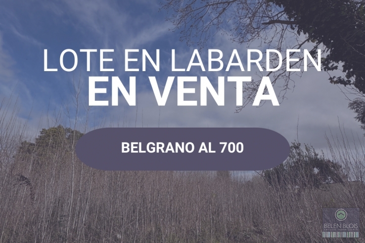 Lote en Venta 525m² en Labardén
