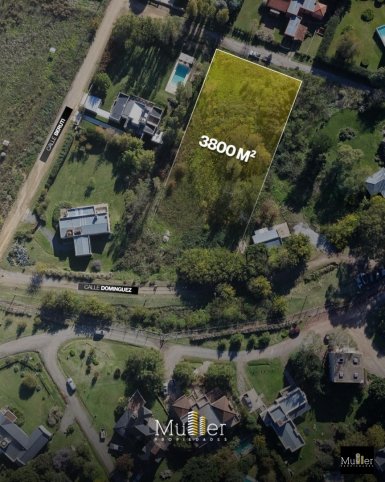Lote en venta 3800m² en Chacras del Golf, frente a calle