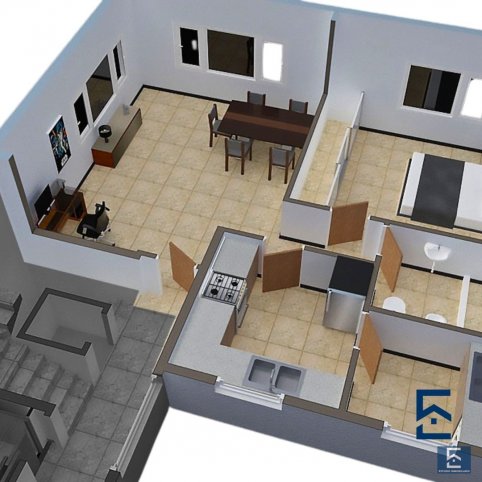 Depto 1 dorm, 52m² con cochera — Belgrano