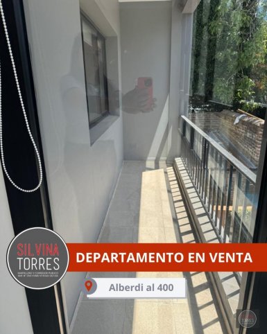 Depto 2 dorm, 76m² con cochera — Alberdi