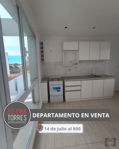 Depto 1 dorm, 50m² a estrenar con cochera — 14 de julio 868