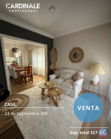 Casa 3 dorm, 170m² con garage — 11 de Septiembre