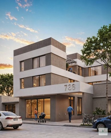 Depto 2 dorm, 81m² con cochera — Buzon 736
