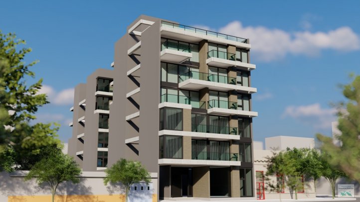 Depto 2 dorm, 74m² a estrenar con cochera — Santamarina