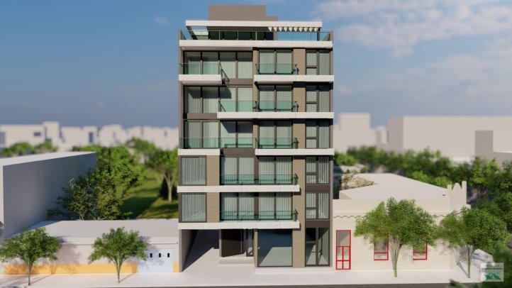 Depto 2 dorm, 74m² a estrenar con cochera — Santamarina