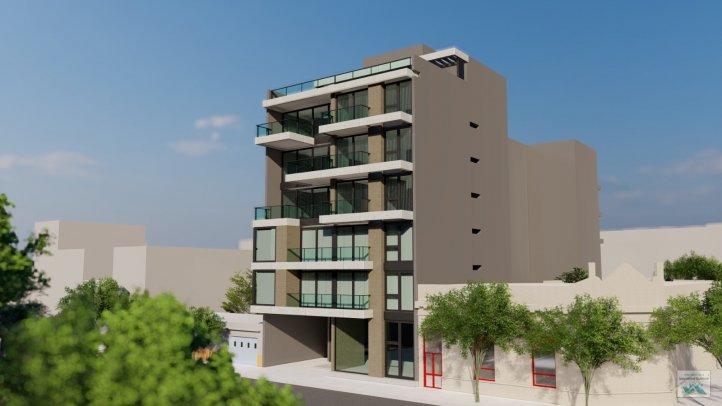 Depto 2 dorm, 74m² a estrenar con cochera — Santamarina