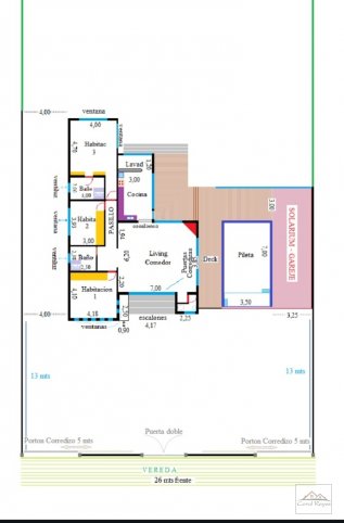 Casa 3 dorm, 220m² a estrenar en Barrio Uncas
