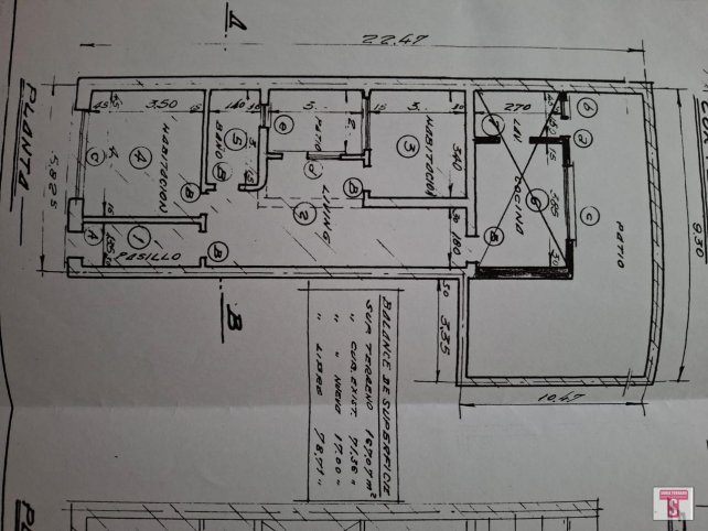 Casa 2 dorm, 71m² con patio — Constitución
